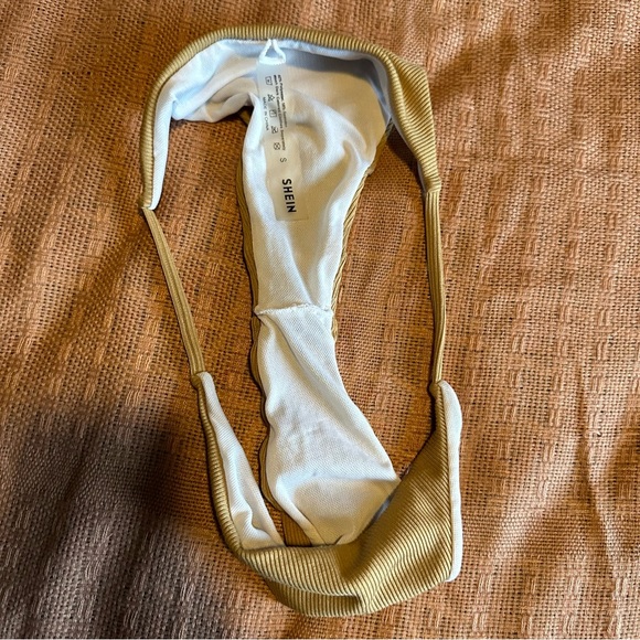 Tan Ribbed Bikini Bottoms - Picture 4 of 4